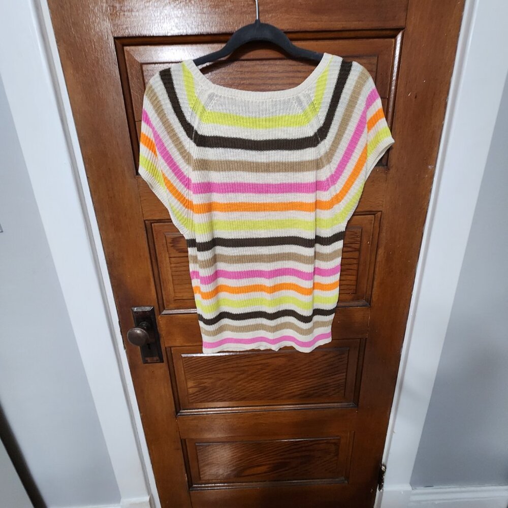 Loft striped sweater, size L - Picture 3 of 3